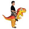 Buntes aufblasbares Einhornkostüm für Eltern-Kind-Cosplay und Halloween-Partys