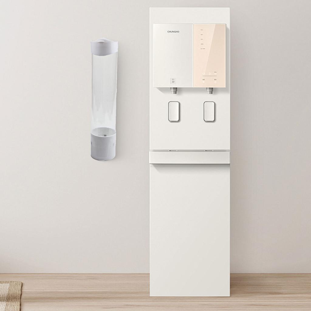 For Office Use Pull Type Organizer Cup Dispenser Office Decoration Stylish Wall Cup Holder Rack Wall Smooth Operation