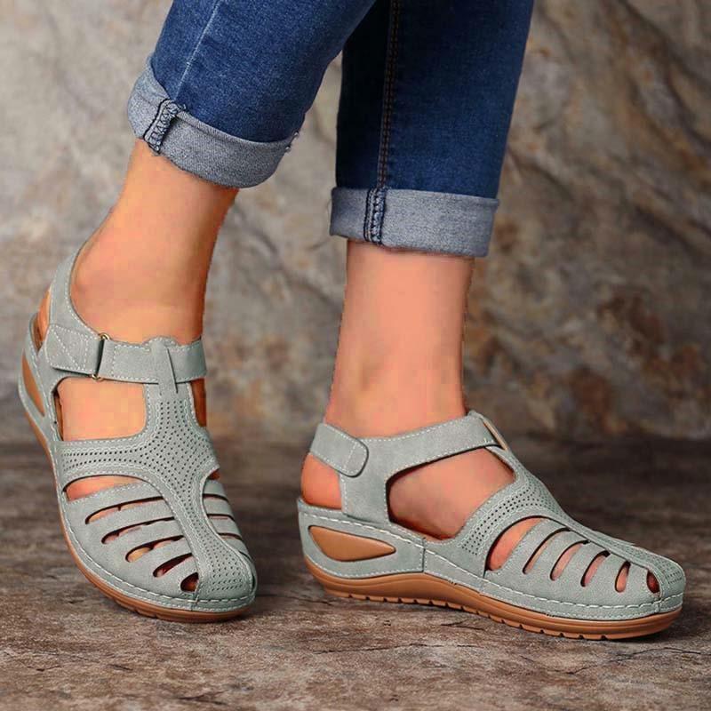 Summer Woman Shoes Sandals Retro Ladies Shoes Casual Women's Shoes Wedge Women's Sandals Plus Size Sandal Women Footwear Female