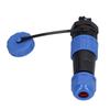 IP68 Waterproof Aviation Plug Socket Set LP16 3Pin Weld Free Back Nut Type Male Female Butt Terminal