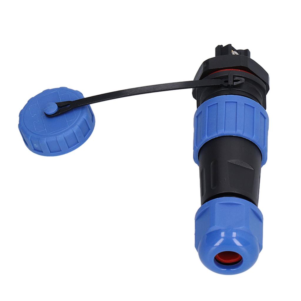 IP68 Waterproof Aviation Plug Socket Set LP16 3Pin Weld Free Back Nut Type Male Female Butt Terminal