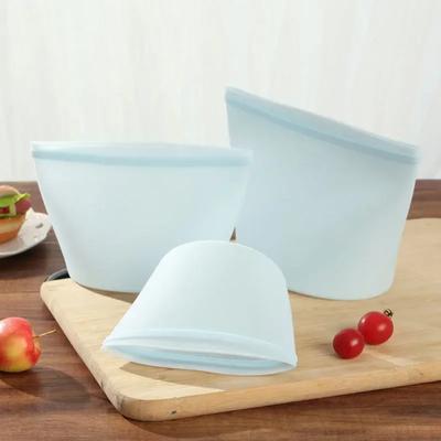 3pcs/set Silicone Seal For Fresh Storage Bags Reusable Refrigerator Freezer Storage Bags Food Grade Trolley Seal Fresh Bags