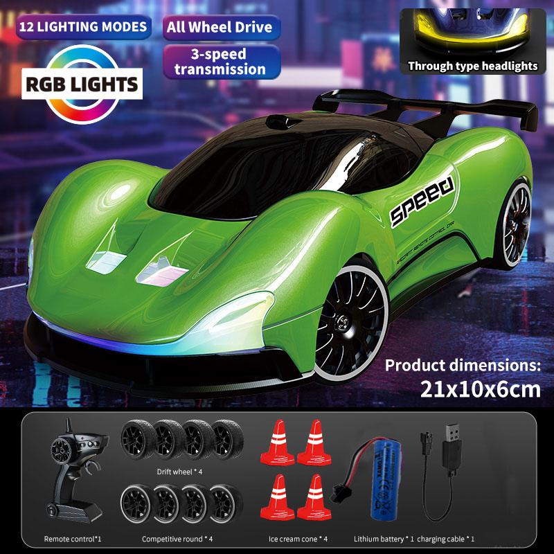 Racing enthusiast 2.4G remote control drift car, high-speed remote control racing car, multiplayer drift toy car