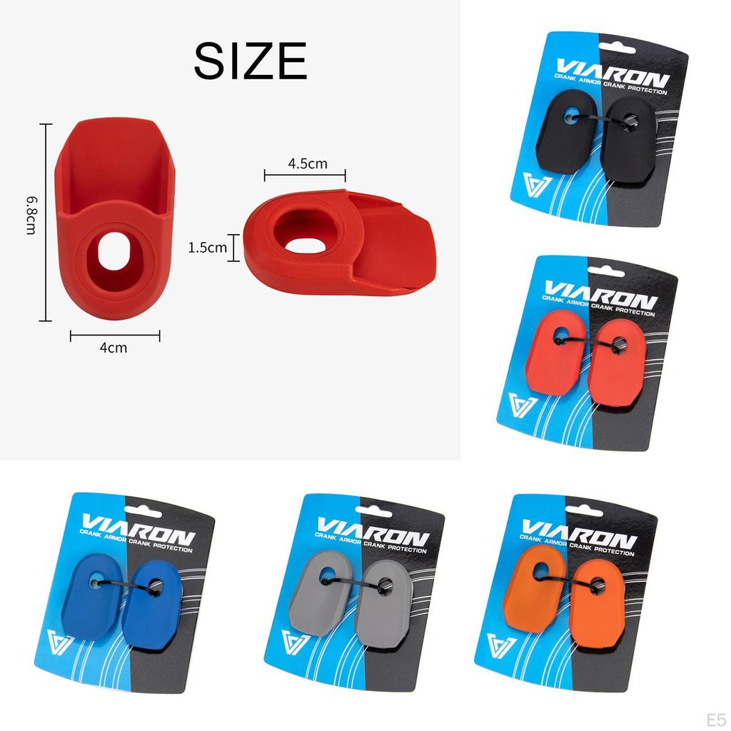 1 Paar Dustproof Mountain Bikes Crank Arm Crankset Covers, Cycling Crankarm Protective Boots