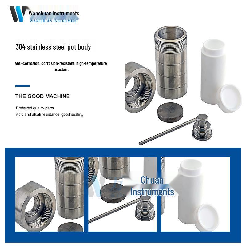 Hydrothermal Synthesis Autoclave with PTFE/PPL Liner - High-Temperature Digestion Vessel