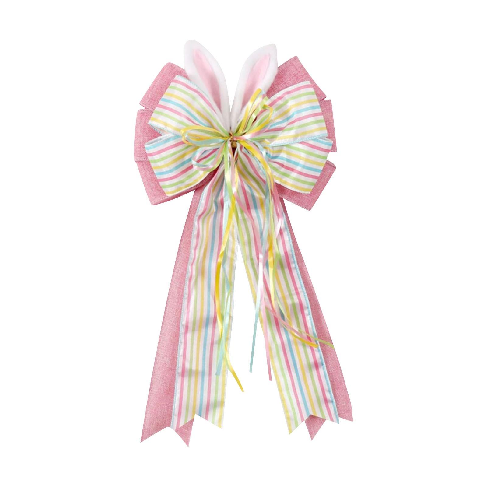 

Пасхальный бант Пасхальная декоративная лента Весенний кролик Пасхальное яйцо Праздничный венок Аксессуары One Size