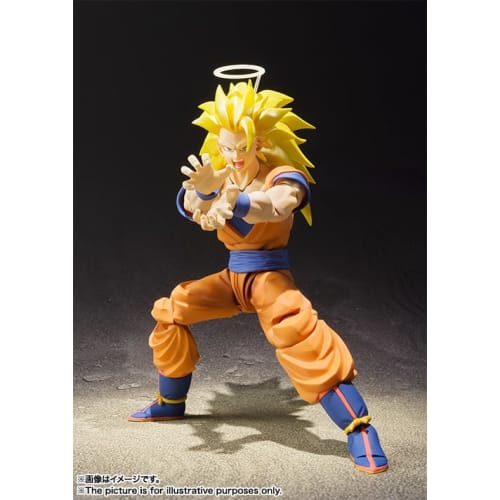TAMASHII NATIONS S.H.Figuarts Dragon Ball Z Super Saiyan 3 Son Goku (Rerelease Edition) Approximately 155mm PVC & ABS Painted Movable Figure