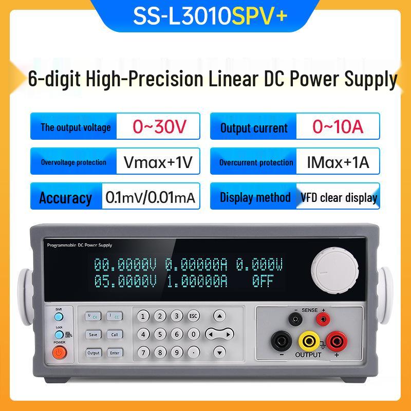 A-BF SS-L303SPD 5-Digit Programmable High-Precision DC Power Supply with Low Ripple