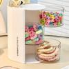 3-stöckige Kosmetik-Aufbewahrungsbox Transparenter Schmuck-Organizer Make-up-Pinselhalter Schreibtisch