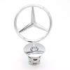 44MM Chrome Car Star Hood Badge Front Emblem Logo for Mercedes Benz C E S Class W204 W205 W212 W213 W211 W220 W222 W223 FA1