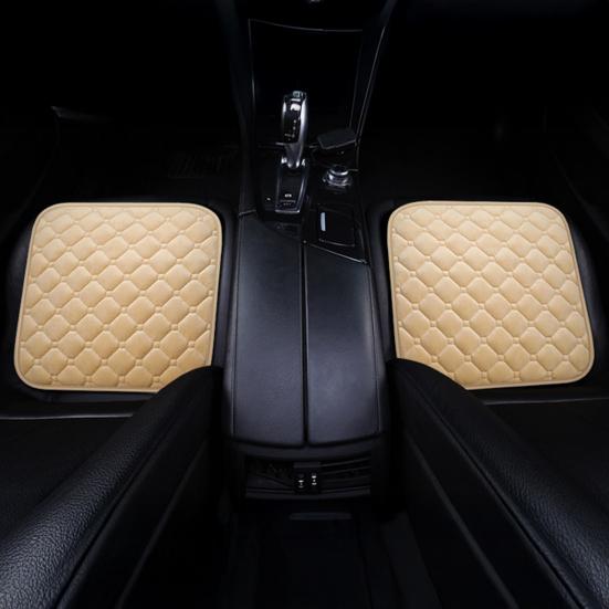 Auto Beheizbares Sitzkissen 5V Elektrische Heizmatte mit Plüschbezug 3 Temperatureinstellungen