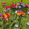 Schwankendes Schmetterlingslicht, LED-Gartenlampe, wasserdicht, automatische Aufladung, solarbetrieben, Landschaftslicht, Hof, Terrasse, Weg, Dekoration