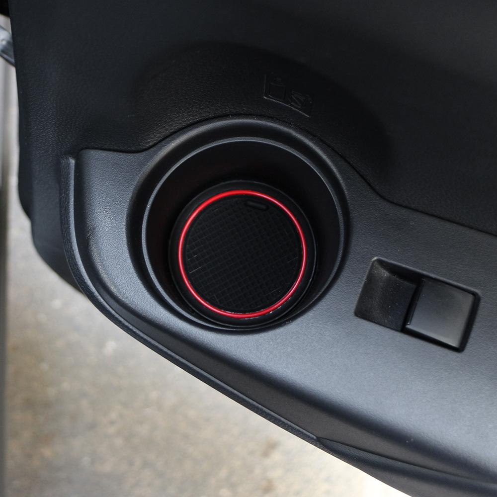 Rubber Door Groove Mat for Toyota Corolla Cross XG10 2021 2022 2023 Cup Cushion Gate Slot Coaster Inner Dust-proof Sticker Pad