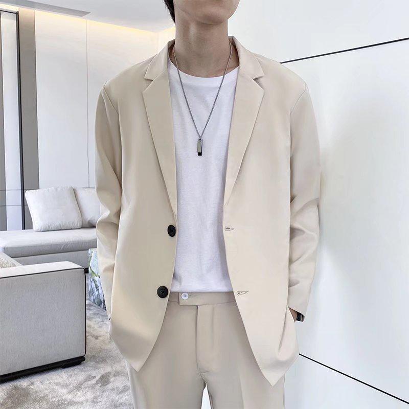 Men's Korean Style Casual and Trendy Single-Sleeve Jackets