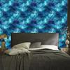 Watercolor Galaxy Wallpaper Blue, Turquoise and Navy Blue 50x1000