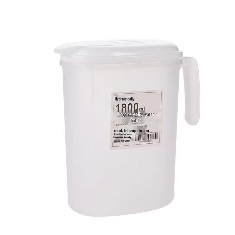 

Japanese Style High-Temp Resistant Cold Water Kettle - Large Capacity Tea & Fruit Cold Drink Pitcher for Household Refrigeration