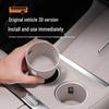 Protection Porte-Gobelet d'Eau pour Console Xiaomi YU7 - Ensemble d'Accessoires de Voiture en Silicone Antidérapant et Imperméable 5 Pièces