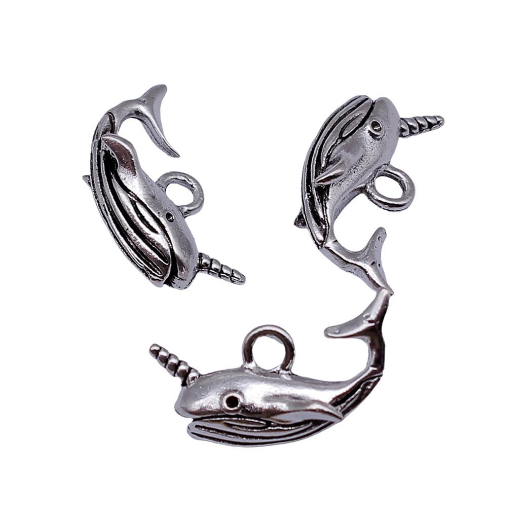 Mermaid Tail Charms Alloy Pendants For Ocean Themed Jewelry Making