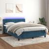 VidaXL Slatted Bed Base with Mattress and LED, Upholstered Bed, Double Bed, Adult Bed for Interior Bedroom, 3134289