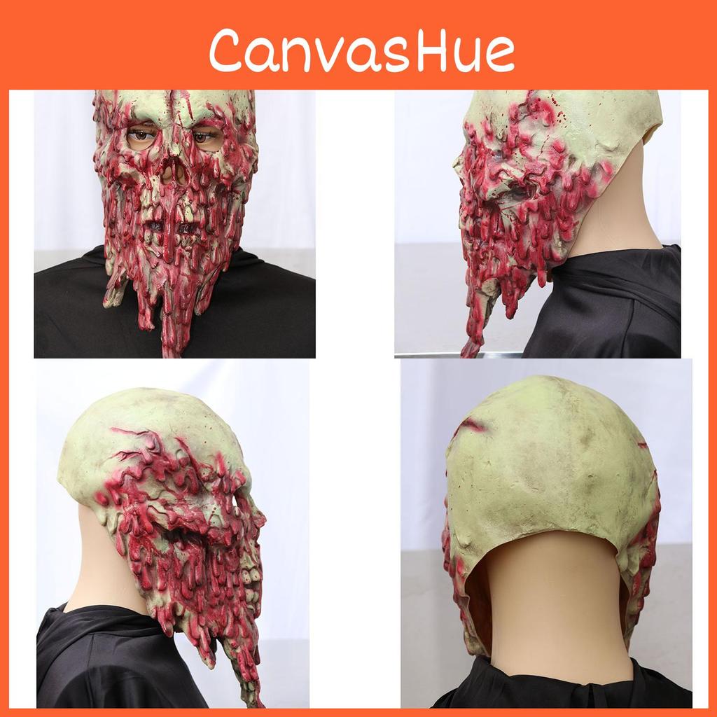 Horror Haunted House Mask Latex Zombie For Halloween Costume And Party