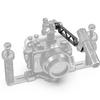 Seafrogs Aluminum Alloy Underwater Extension Mounting Arm with Ball to YS Head Clip Connector Arm for Underwater Lighting Video and Diving Camera