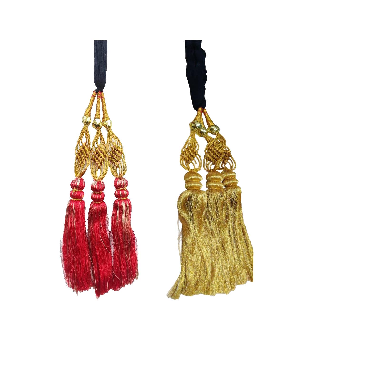 

@ Hair Choti Paranda Multicolor For Women Combo Of 2 155Gm Zr-6064-60%Off
