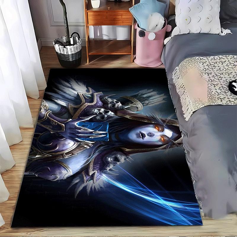 

Cold and elegant female archer printed flannel carpet, non-slip, suitable for bedroom, living room, and children s room decoration 40x60cm( 15x23in )