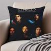 Classic Rock Band T-The Eagles Cushion Cover Pillowcase Anti-dustmite Invisible Zipper Short Plush Sofa Cushion