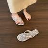 Fashion Women Slippers High Heels Shoes Fashion Clip Toe Shoes Woman Chunky Sandals 2025 Trend Summer Dress Platform Lady Shoes