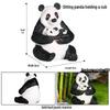 Realistic Wild Animal Models: Rhino, Hippo, Panda, Jaguar, Lion, Camel Cognitive Toys for Children