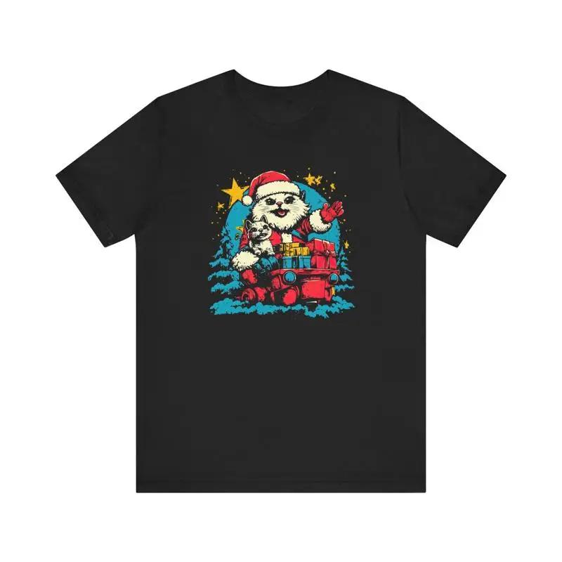 Festive Feline And Canine Christmas T Shirt