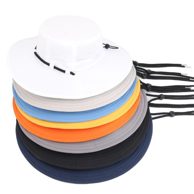 Hat Print Embroidery Bucket Hat Outdoor Summer Quick Drying Breathable Sun Protection Hat