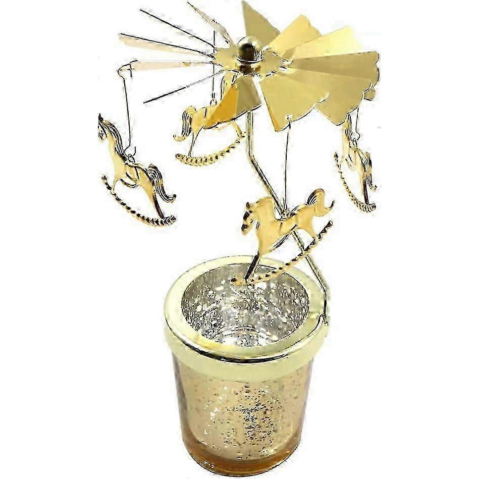 Rotating Candle Holders - 2 Pieces for Decoration (2.2inch/5.6cm) 25-26s