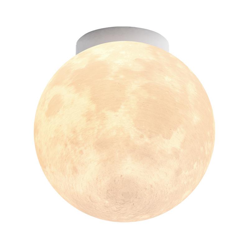 Modern Minimalist Large Creative Moon Ceiling Light for Children's Room & Bedroom