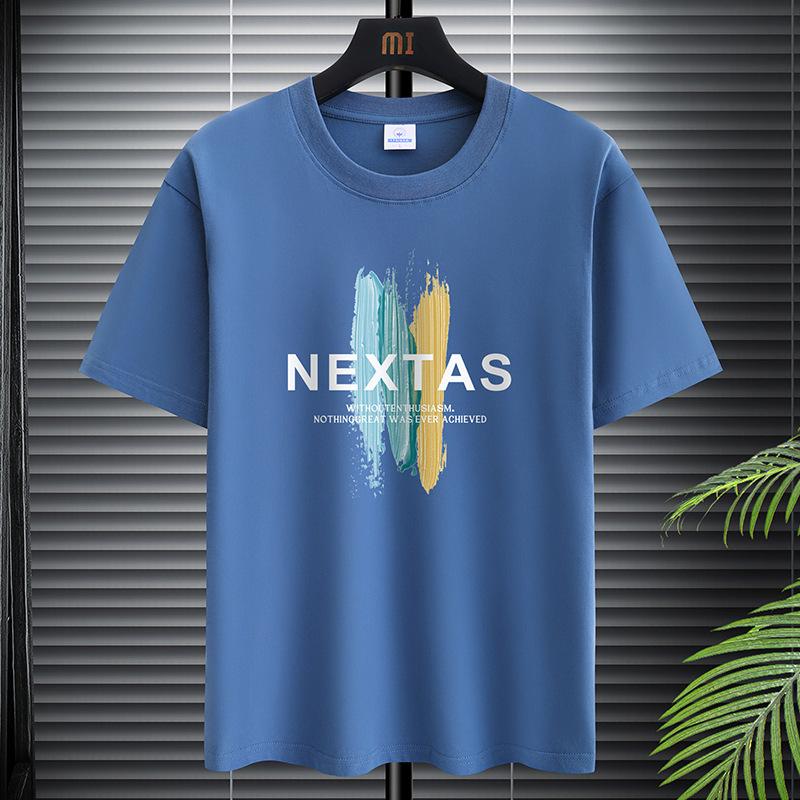 T Shirt for Men Summer High Quality Oversized Tee Men Daily Casual Breathable Printing Short Sleeve Cotton T Shirts Y2k Tops