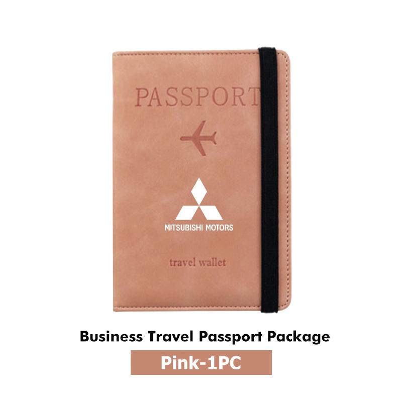 

Strap Leather Passport Bag Anti-Theft Demagnetization-Proof For Mitsubishi Outlander Lancer Eclipse Mirage Xpander Attrage