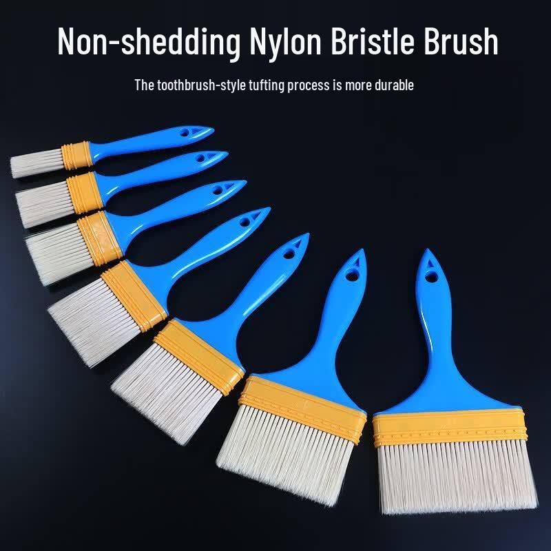 Versatile 4-inch Nylon Bristle Paint Brush Set