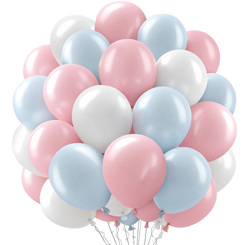 50-teiliges mattes Ballon-Set zur Geburtstagsfeier-Dekoration