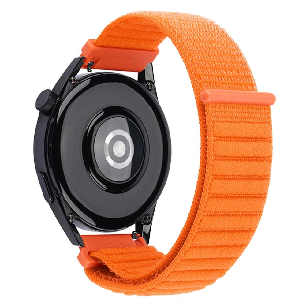 20/22mm Nylon Loop Strap For Samsung Galaxy Watch5 Pro/7 6 5 4 40mm 44mm/Watch3 45mm/Gear S3 Classic Replace Breathable Bracelet