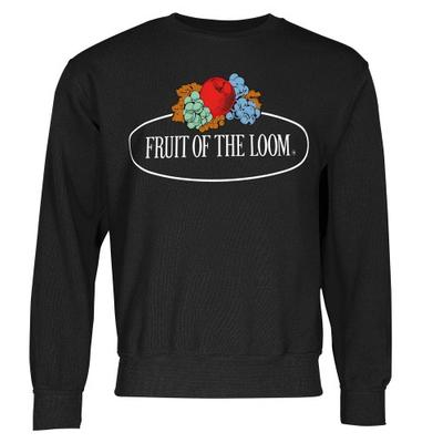 Fruit of the Loom Mens Vintage Logo Printed Sweatshirt