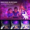 Space Dog Night Light Galaxy Star Astronaut Projector App Nebula Lamps Led Lights Smart Bluetooth Speaker For Bedroom Decorative Gift