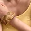 Simple Rattan Woven Bracelet Vintage Bohemian Braided Bracelet Creative Ethnic Style Bangle  Beach
