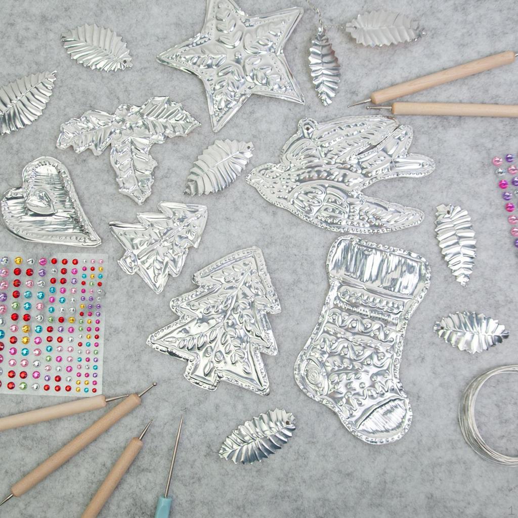 Folienpräge-Set Bastelzubehör Dekorativ Vielseitig Papierbögen Bastelset für DIY