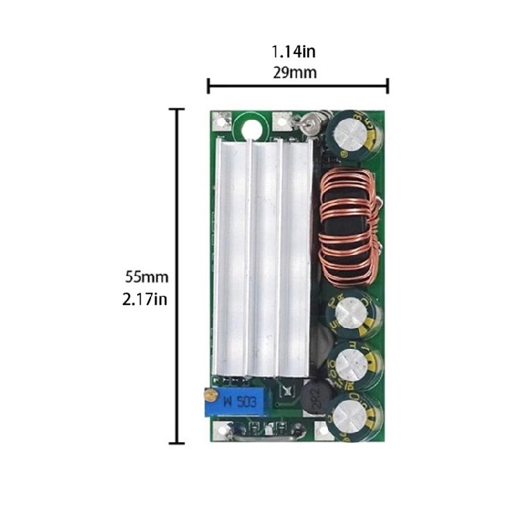 Power Supply Module Converter Auto Step Up Down Constant Current Boost Board 4-30V to 0.5-30V Over Current Protective