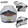 DOT CCC Certified Full Face Motorcycle Helmet With Flip-Up Visor Men Women All Season Use