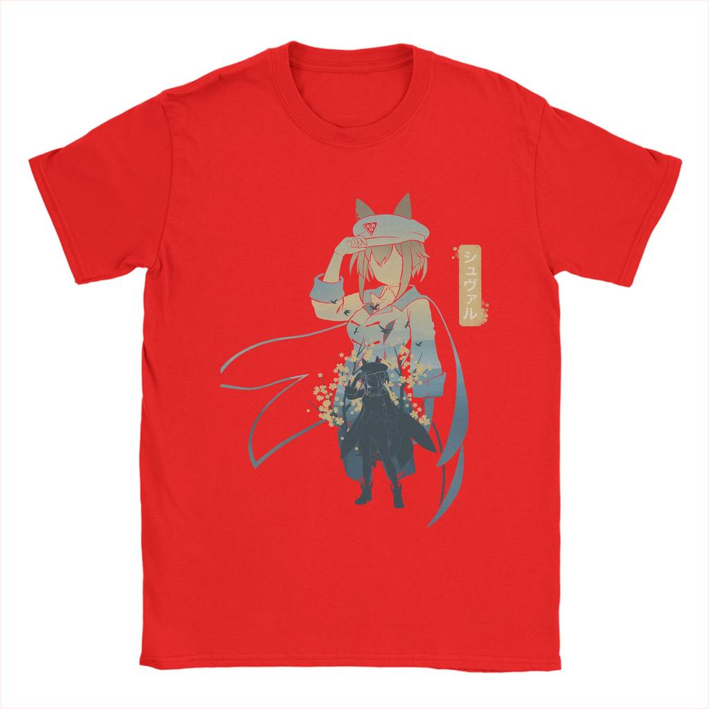 Unisex TShirts Cheval Grand Uma Musume Anime Fashion 100 Cotton Tee Shirt Short Sleeve T Shirts Crew Neck Clothing Summer
