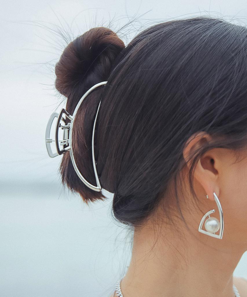 Sundaydiscoclub Banana Hairpin Silver