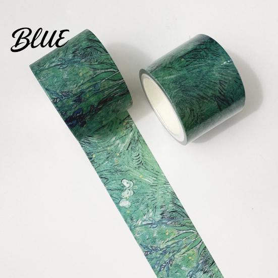 Scrapbooking Washi Tape for DIY Masking Artist Painting Decorative Tape Oil Patterns Adhesive Crafts Junk