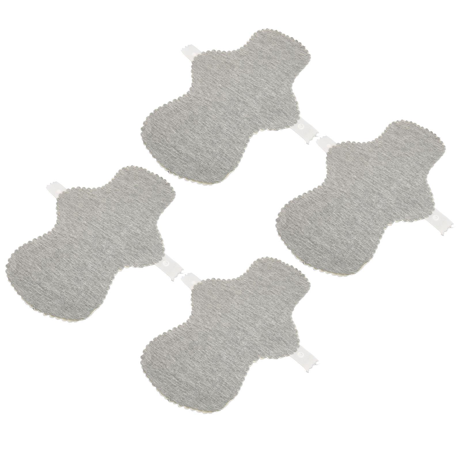 

4 шт. Тканевые ежедневные прокладки Графеновые Водопоглощающие Дышащие Непротекаемые Моющиеся Многоразовые L(for 6.5-9kg)