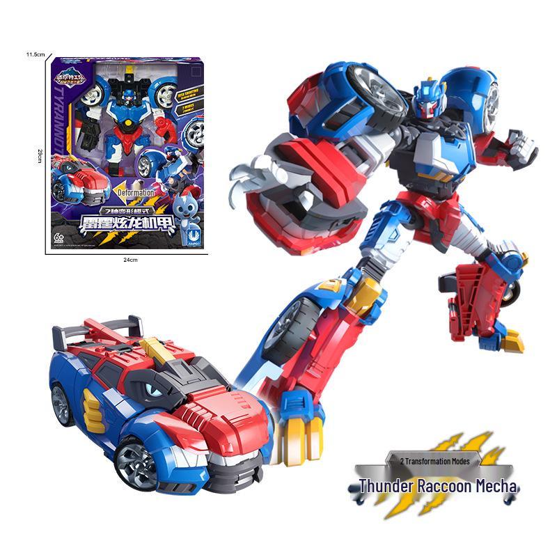 Zhan Gao Mini Force Super Dinosaur Power Series 2 Transforming Mecha Robot Toy